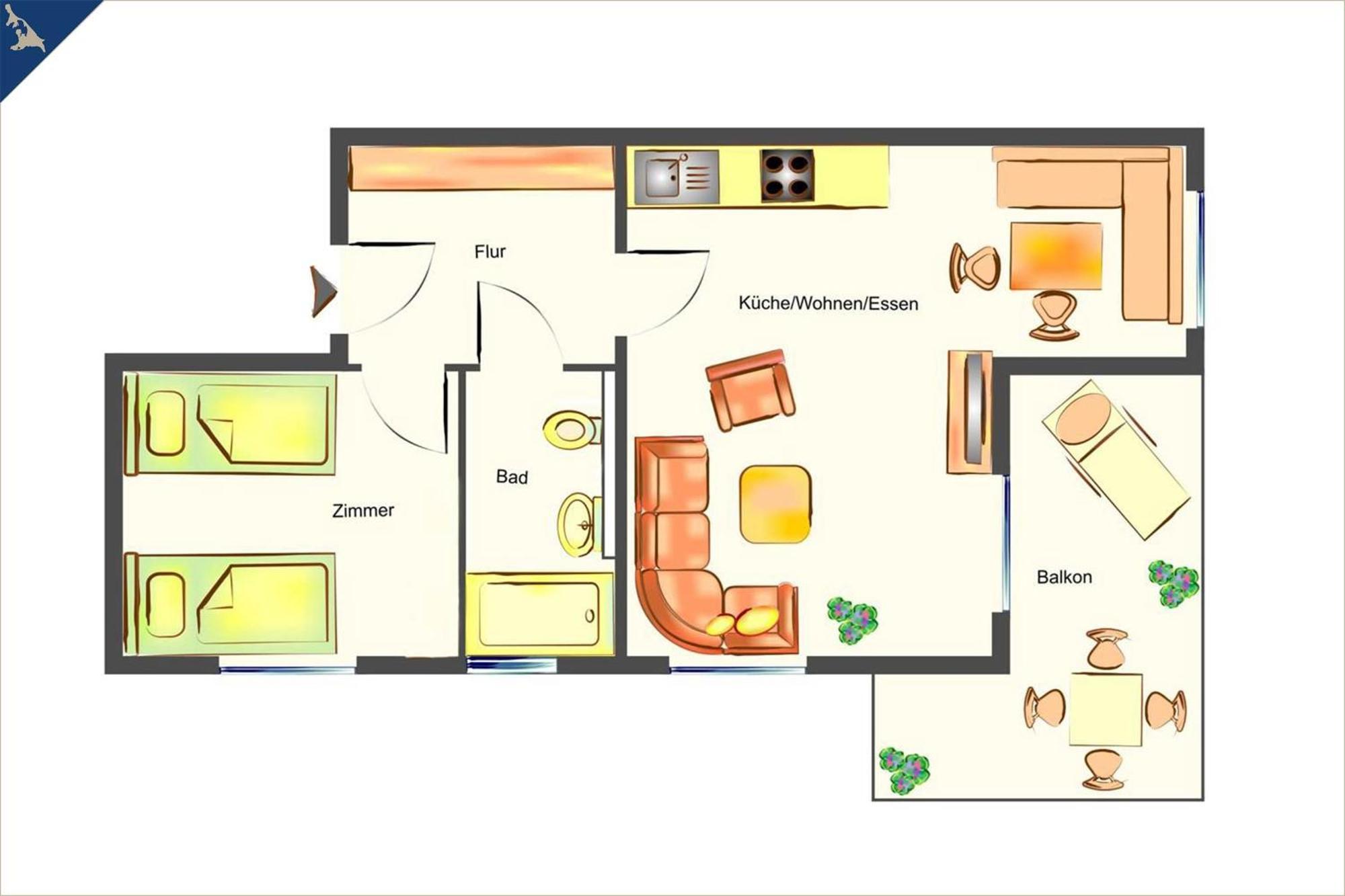 Apartment Ferienidyll 11 제바트헤링스도르프 외부 사진